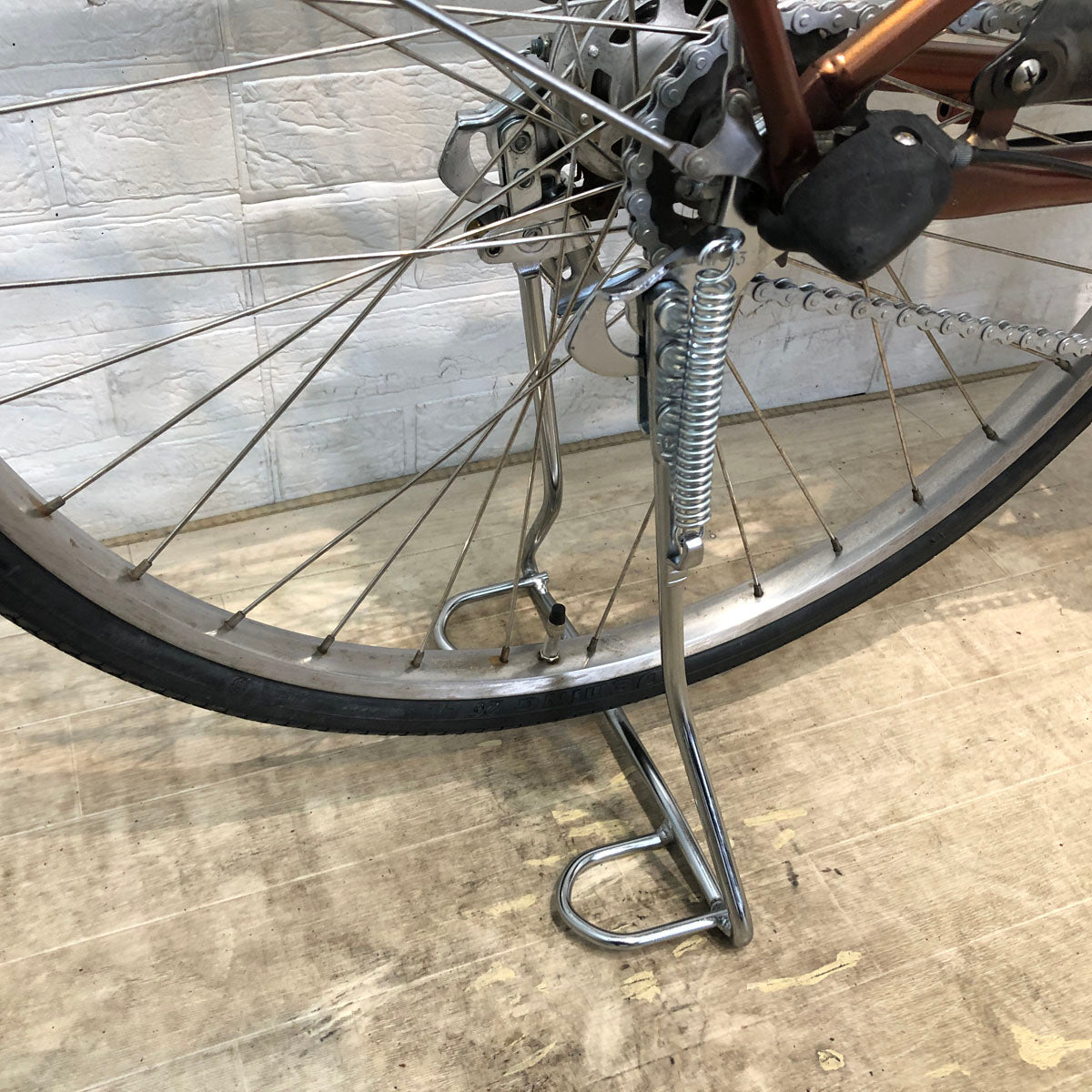 中古電動自転車 ヤマハ PAS ナチュラ M DX ガーネットオレンジ 26インチ YA002