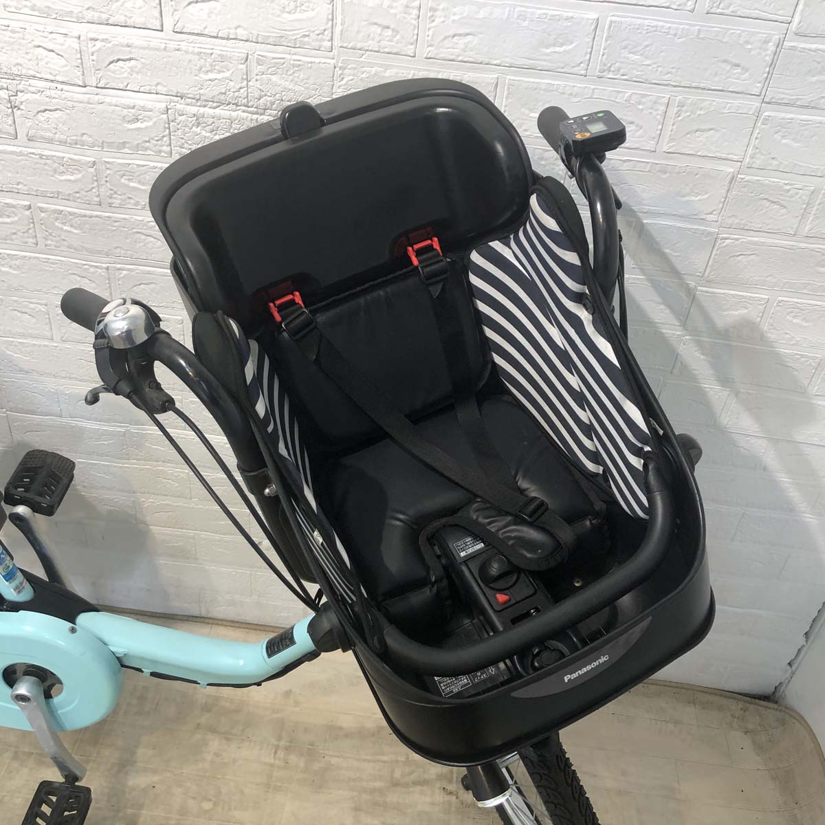 中古電動自転車 パナソニック ギュット ミニ EX ブルー 20インチ YF058