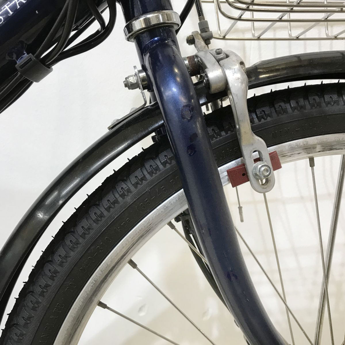 中古電動自転車 ブリヂストン アシスタユニ ネイビー 24インチ KJ003