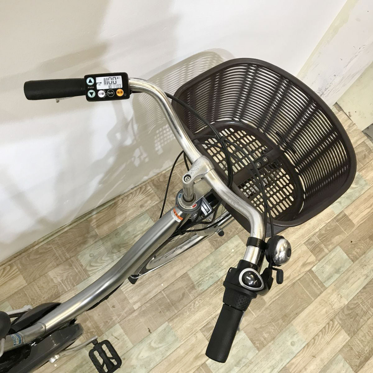 中古電動自転車 ヤマハ PAS チア シルバー 24インチ KJ004