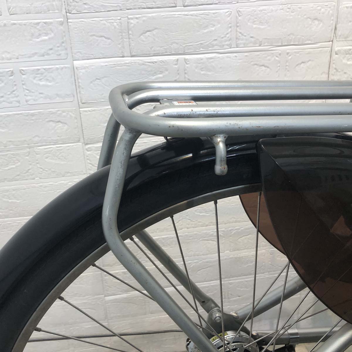 中古電動自転車 ヤマハ PAS With パス ウィズ シルバー 26インチ YF062 
