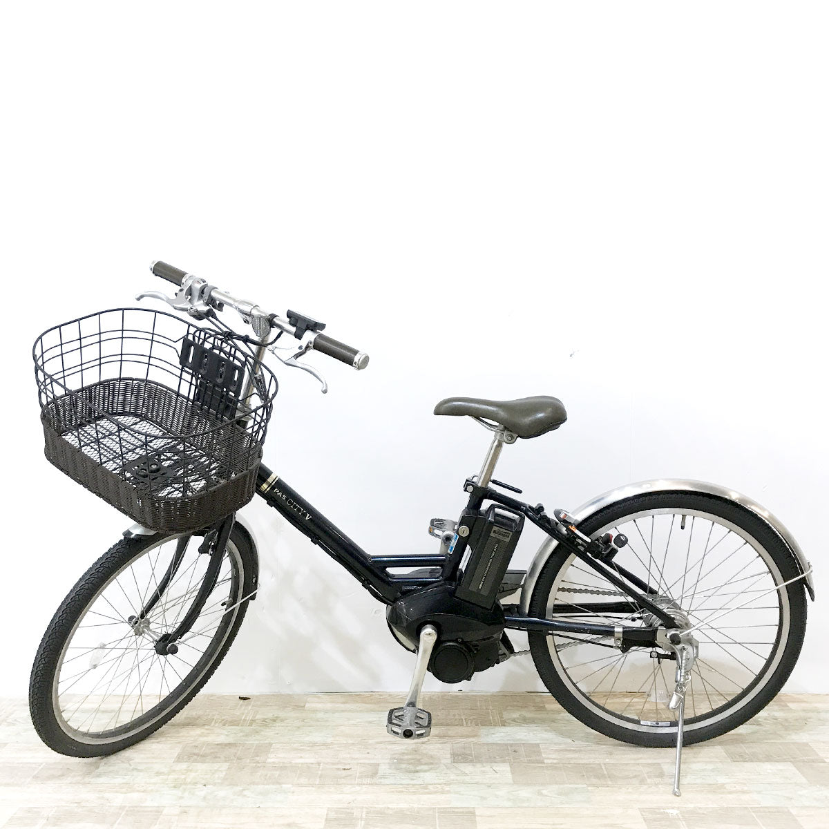 中古電動自転車 ヤマハ PAS シティV ブラック 24インチ KJ006