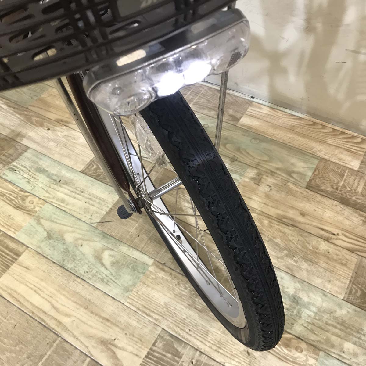 中古電動自転車 ブリヂストン アシスタ コンパクト ブラウン 20インチ KZ065 