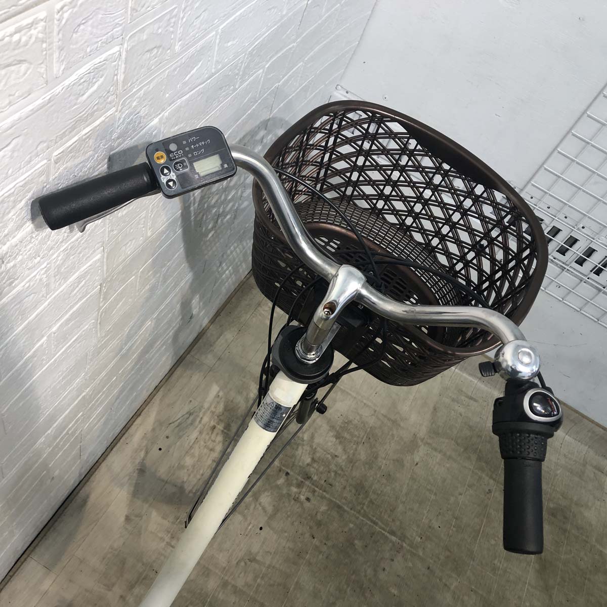 中古電動自転車 パナソニック ビビ DX ホワイト 26インチ YF064 