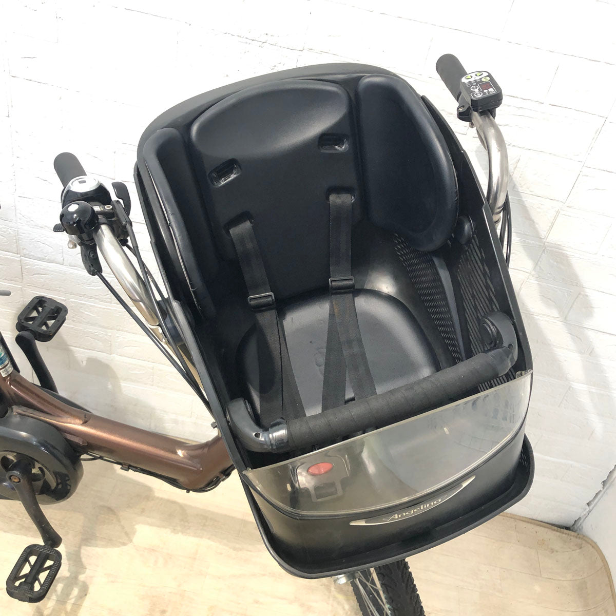 ブリヂストン アンジェリーノ プティット e ブラウン 20インチ YA008【中古車】