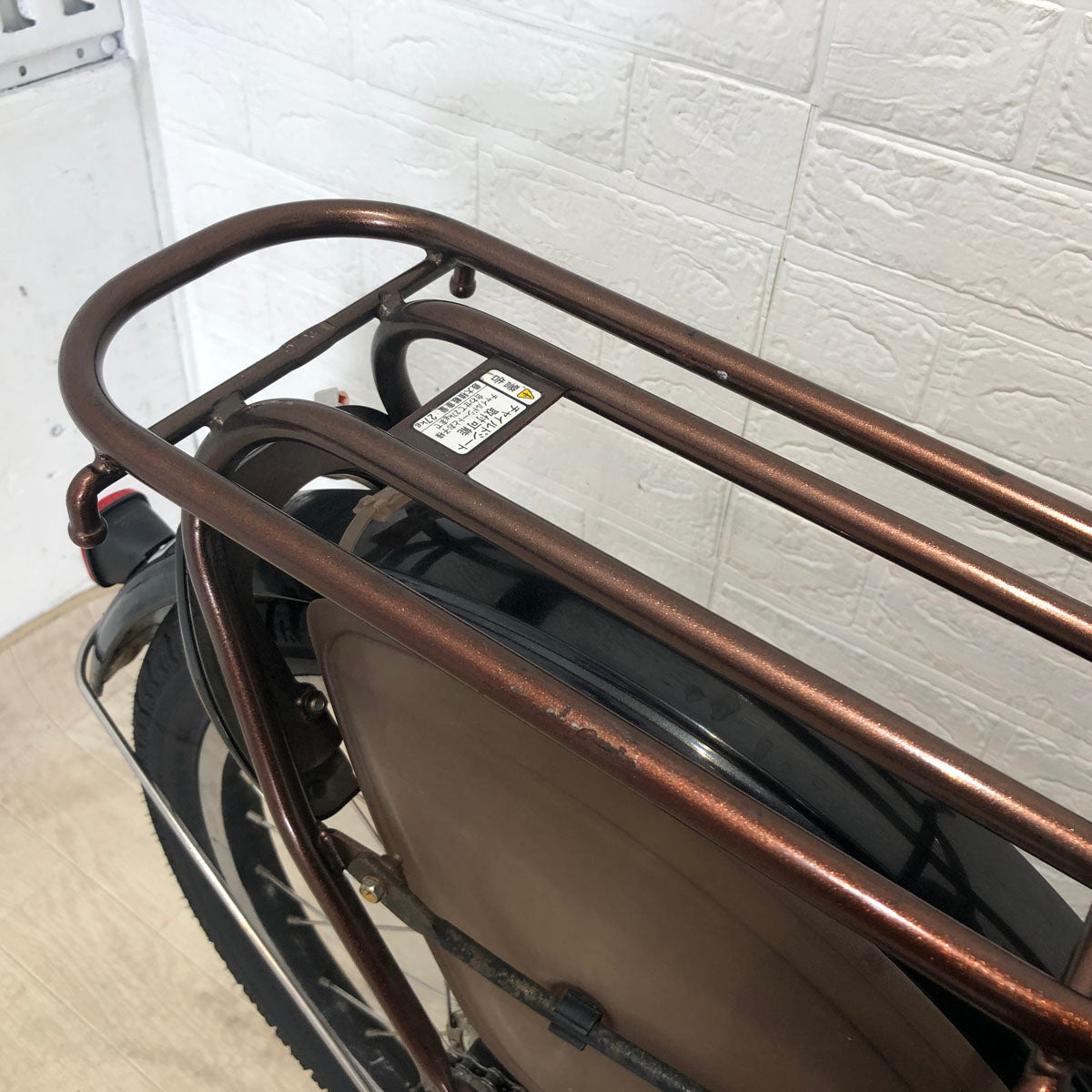 ブリヂストン アンジェリーノ プティット e ブラウン 20インチ YA008【中古車】