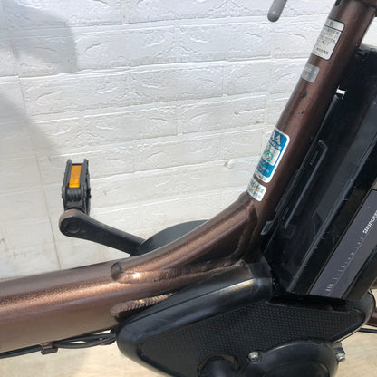 ブリヂストン アンジェリーノ プティット e ブラウン 20インチ YA008【中古車】