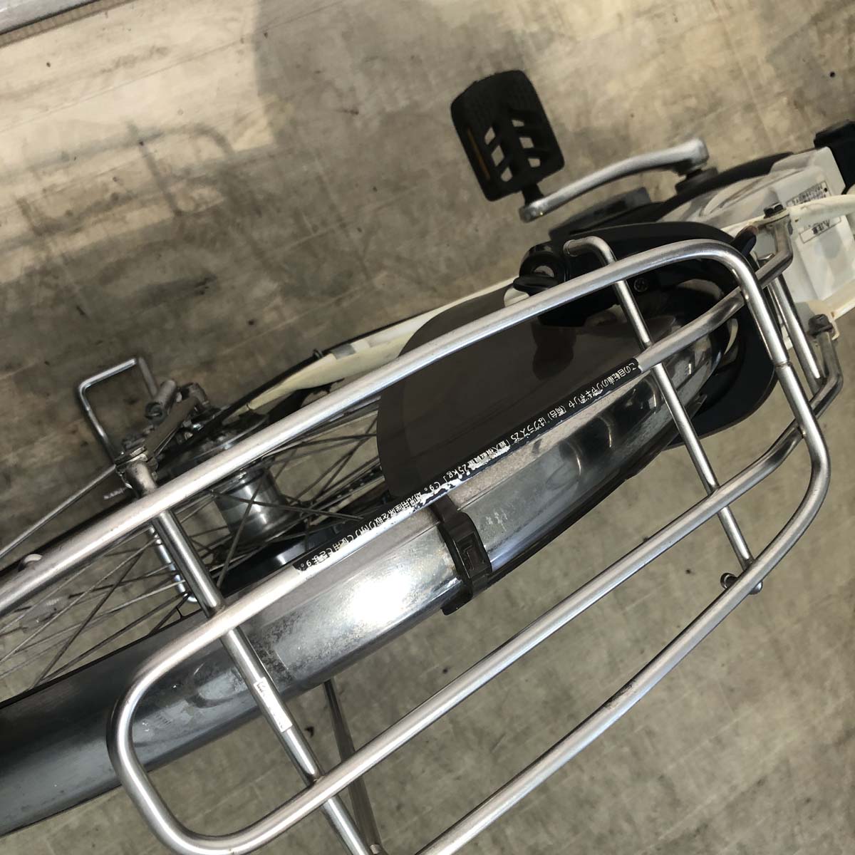 中古電動自転車 パナソニック ビビ DX ホワイト 26インチ YF064 