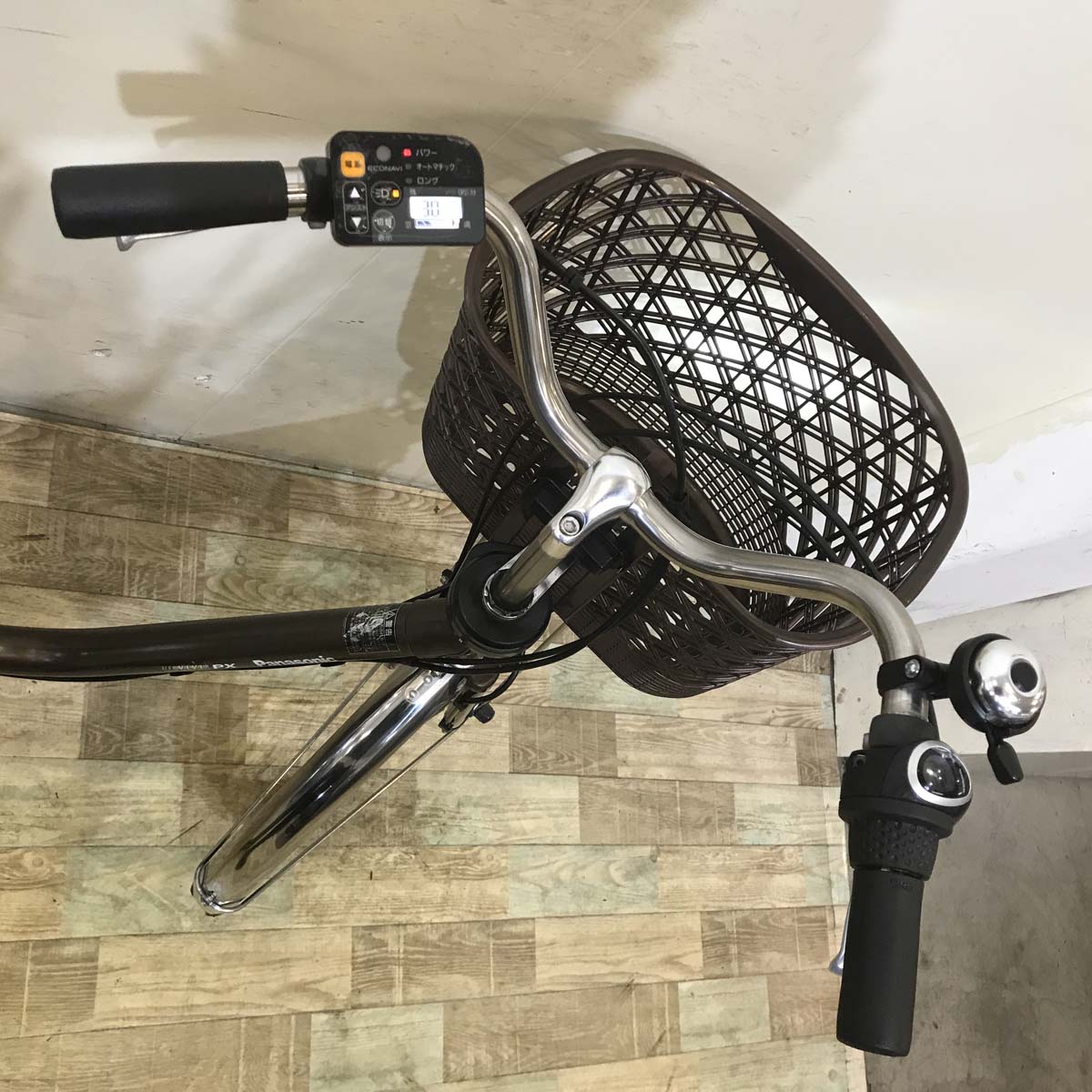 中古電動自転車 パナソニック ビビ PX ブラウン 26インチ KE072