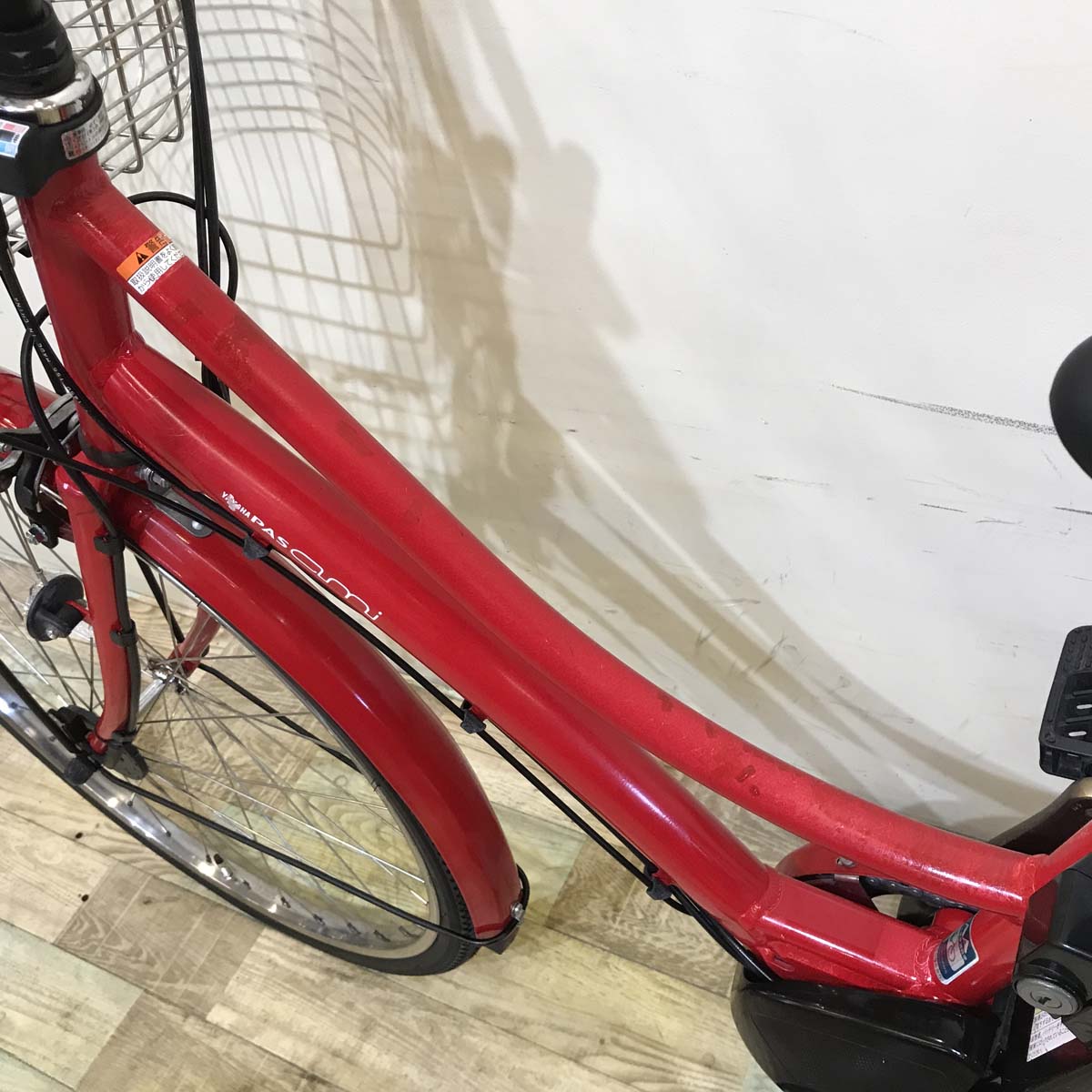 中古電動自転車 ヤマハ PAS Ami パス アミ レッド 26インチ KZ066 – e
