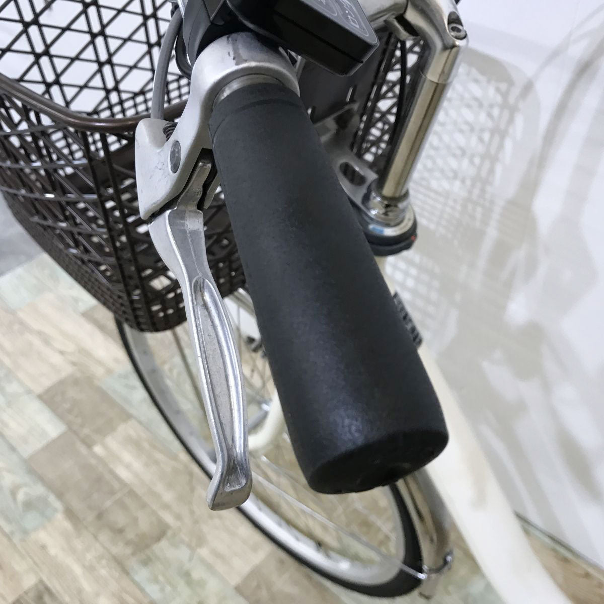 中古電動自転車 パナソニック ビビ ライトU ホワイト 24インチ KJ008