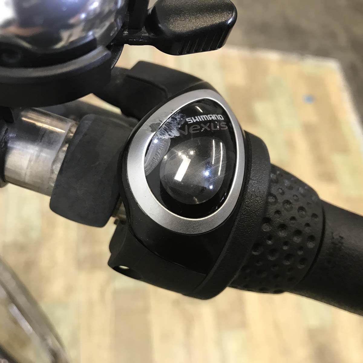 中古電動自転車 パナソニック ビビ PX ブラウン 26インチ KE072
