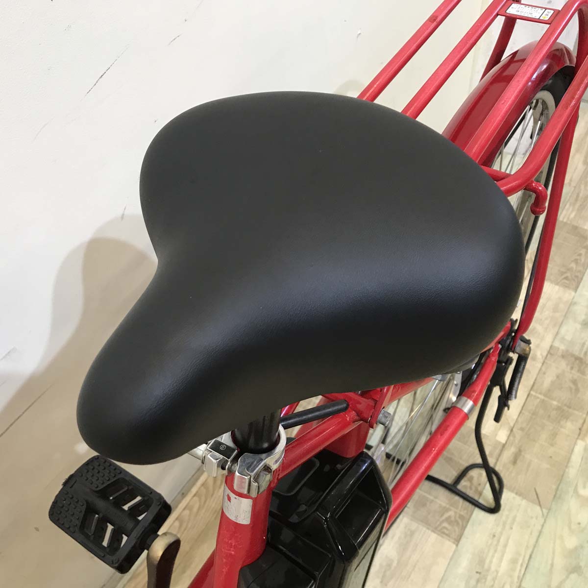 電動自転車 YAMAHA PAS ami レッド　61 中古電動自転車 ヤマハ PAS Ami パス アミ レッド 26インチ KZ066 – e
