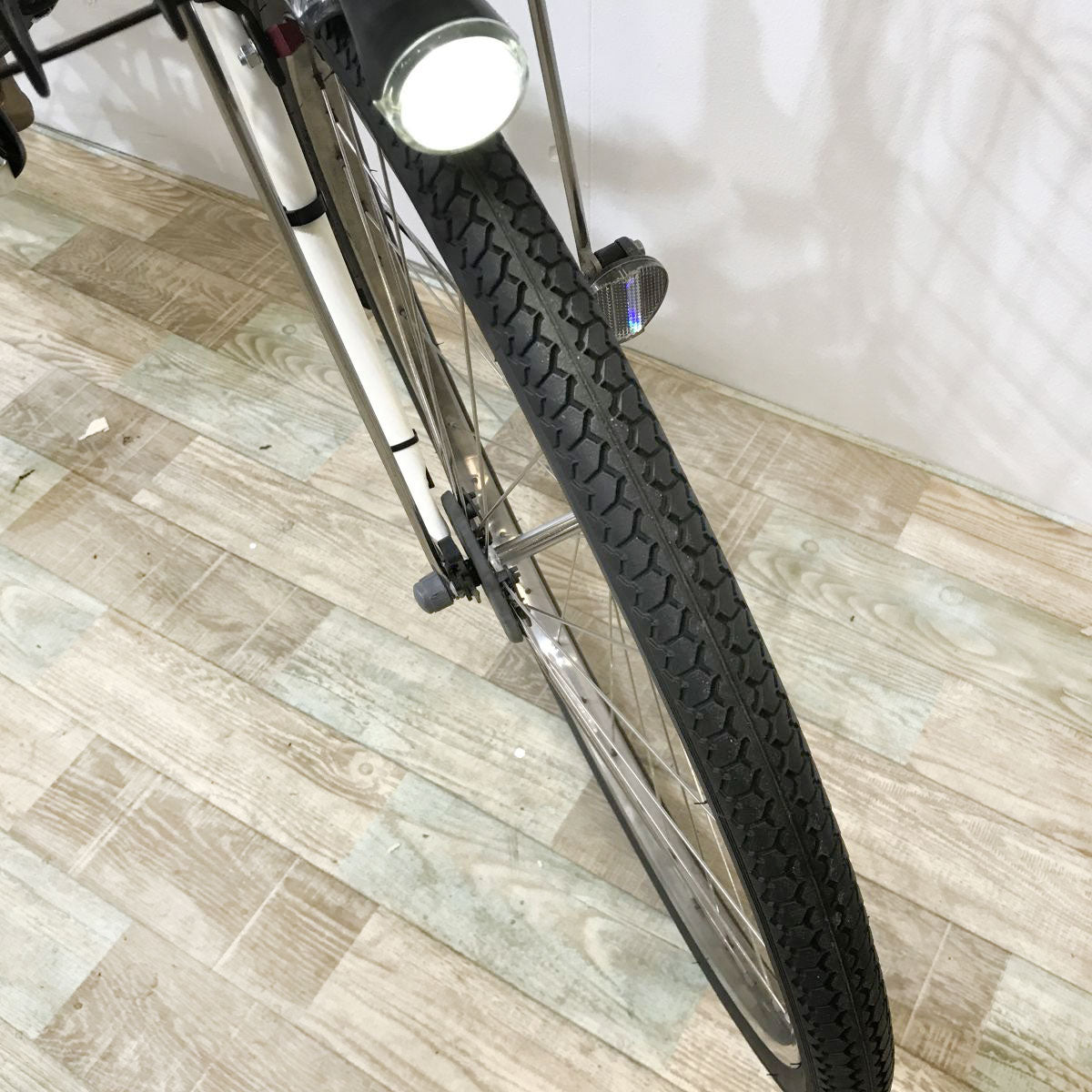 中古電動自転車 パナソニック グリッターA ホワイト 26インチ KJ009