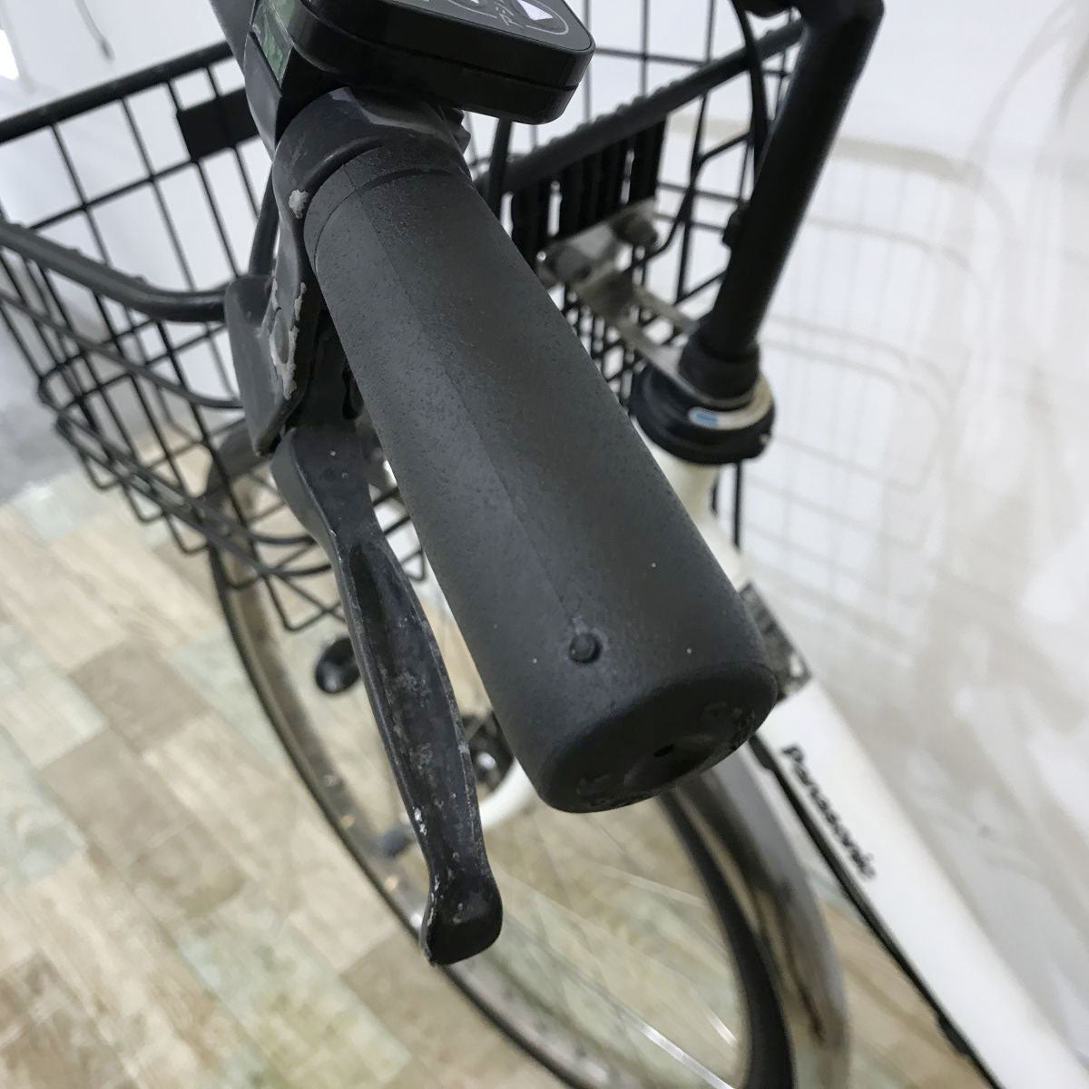 中古電動自転車 パナソニック グリッターA ホワイト 26インチ KJ009