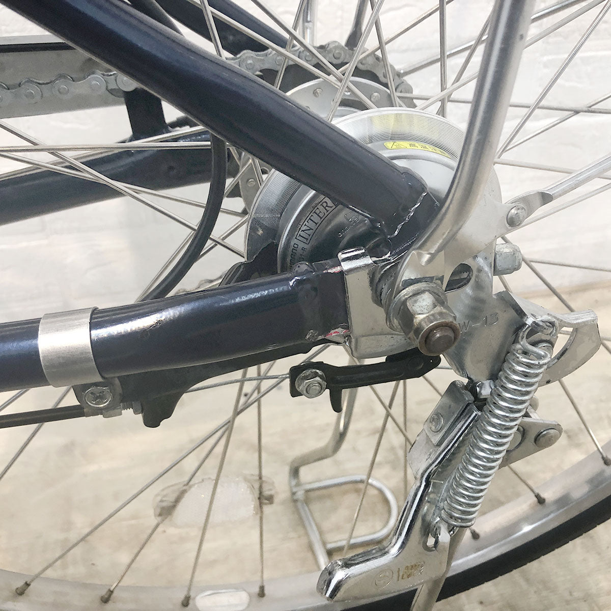 中古電動自転車 ヤマハ PAS ナチュラ L ネイビー 26インチ YF065 