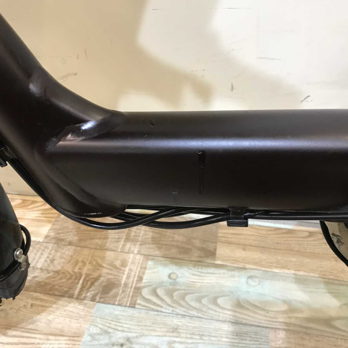 ヤマハ PAS Kiss mini パス キッス ミニ ブラウン 20インチ KQ044【中古車】