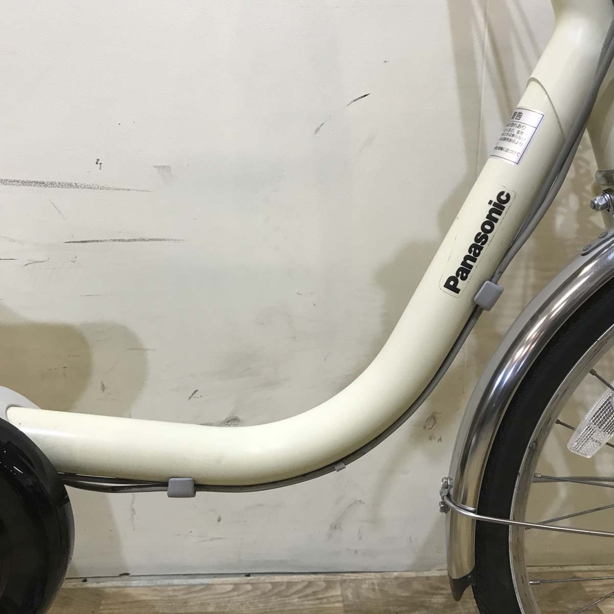 中古電動自転車 パナソニック ビビ SS 20 アイボリーホワイト 20インチ KE075