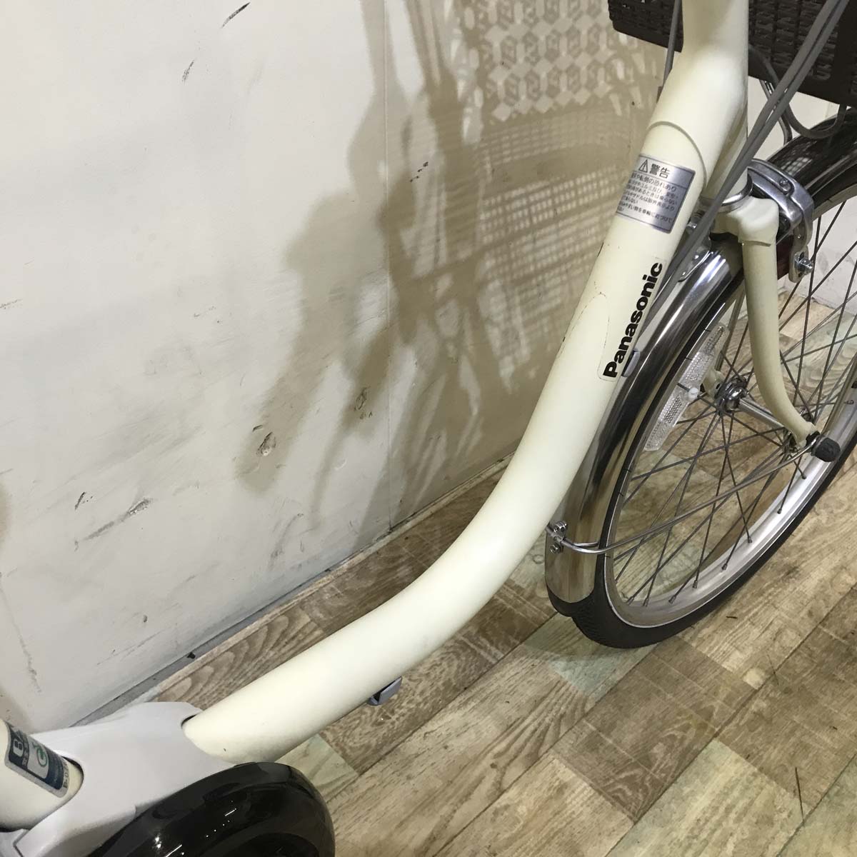 中古電動自転車 パナソニック ビビ SS 20 アイボリーホワイト 20インチ KE075