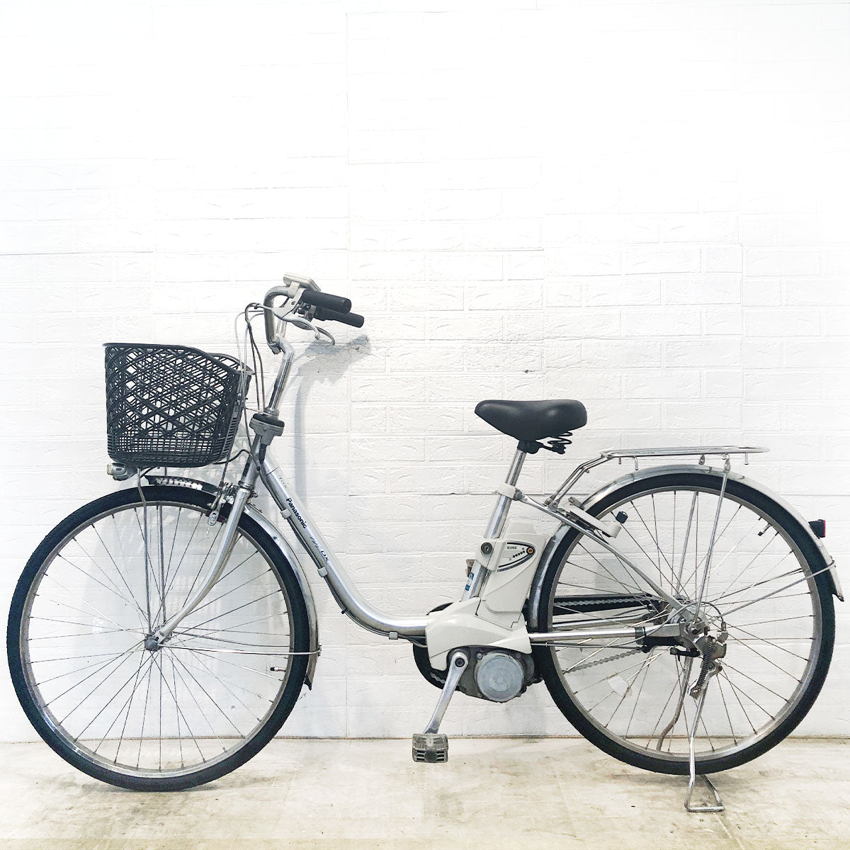 中古電動自転車 パナソニック ビビ DX シルバー 26インチ YF067