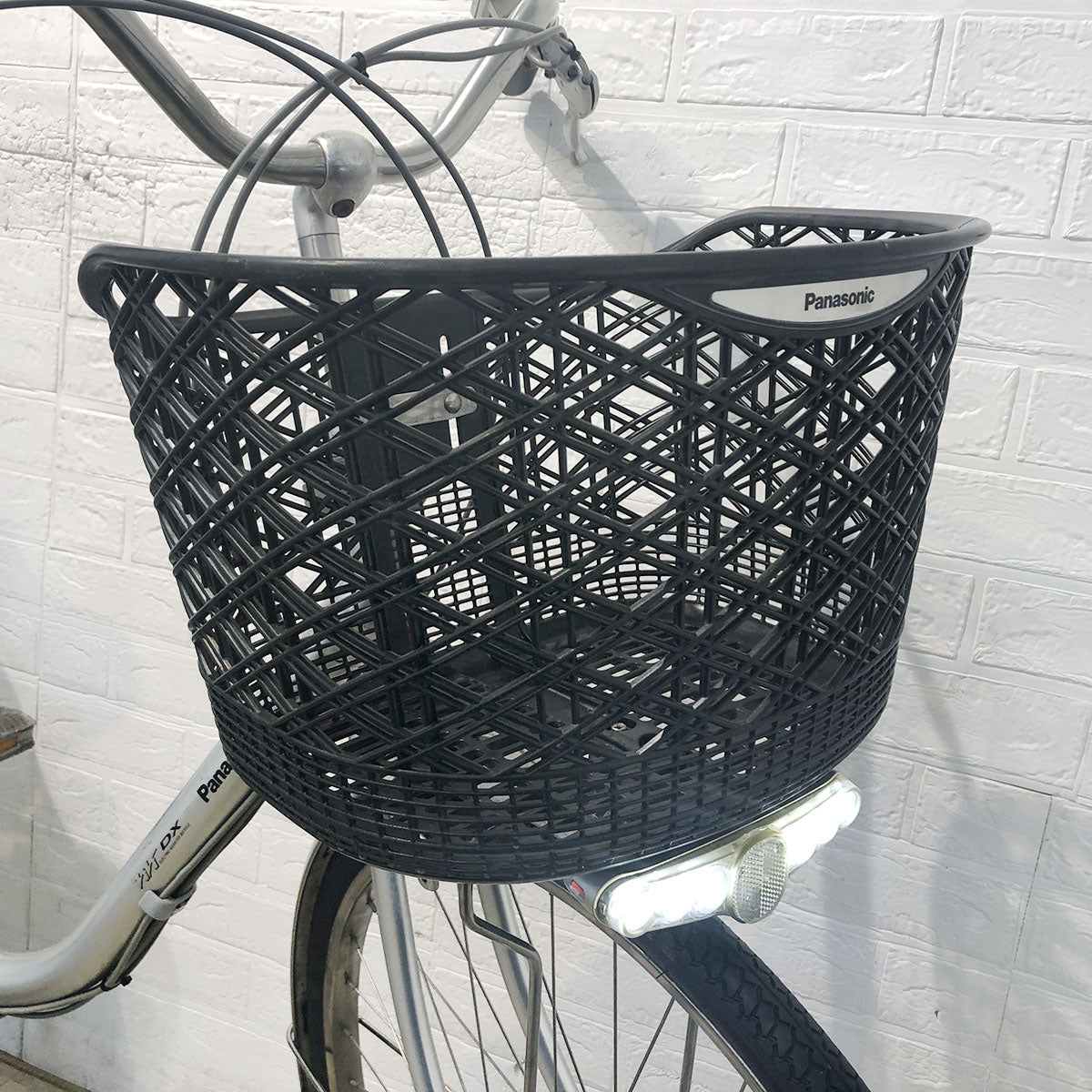 中古電動自転車 パナソニック ビビ DX シルバー 26インチ YF067