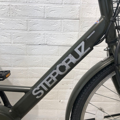 ブリヂストン ステップクルーズ e カーキ 26インチ YA012 【中古車】