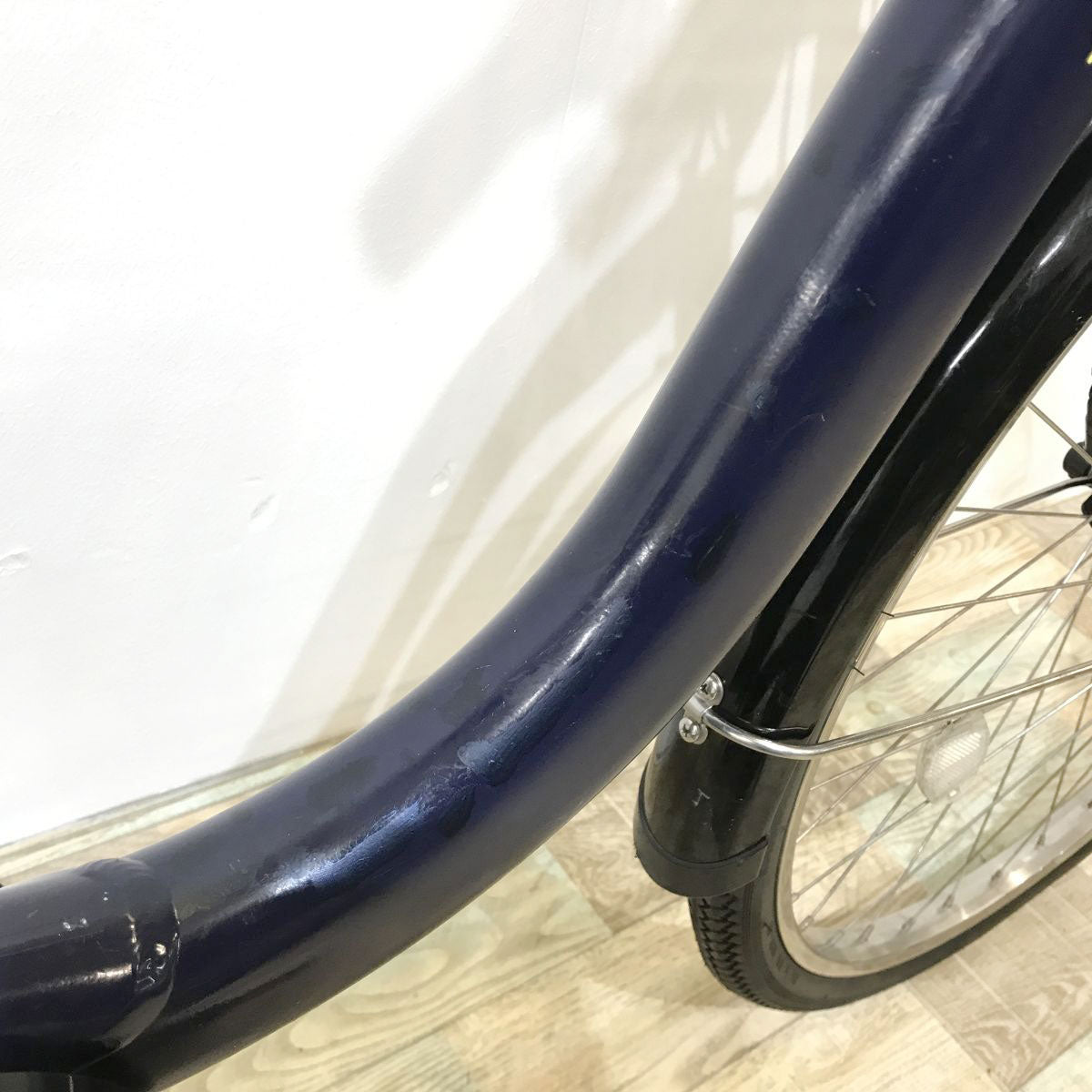 中古電動自転車 ヤマハ PAS ウィズ ネイビー 26インチ KJ012