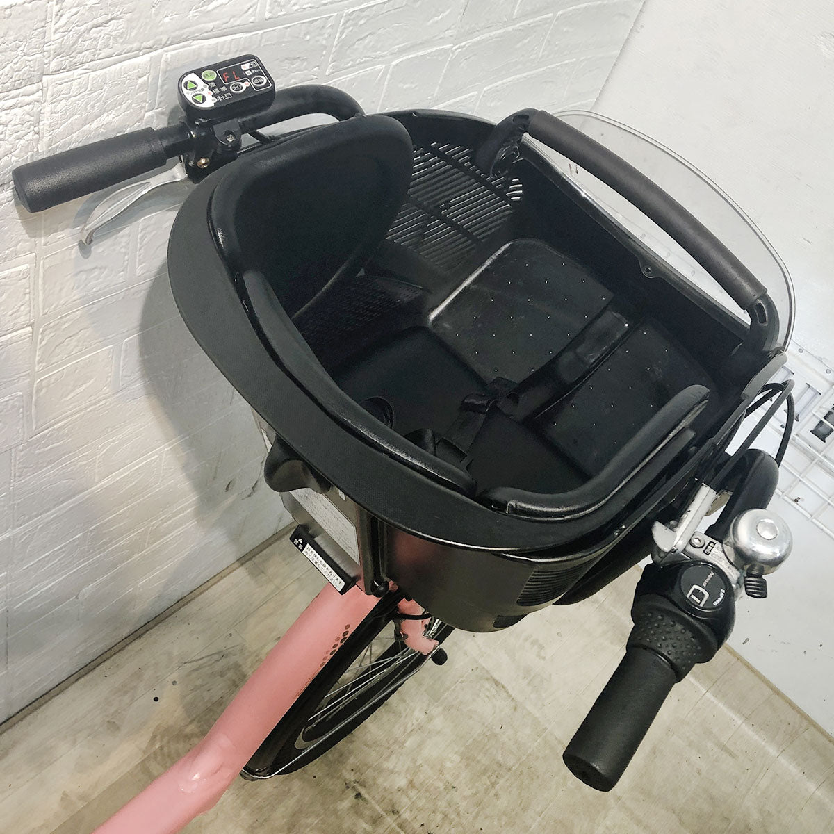 中古電動自転車 新品バッテリー ブリヂストン アンジェリーノ プティット e ピンク 20インチ YF068