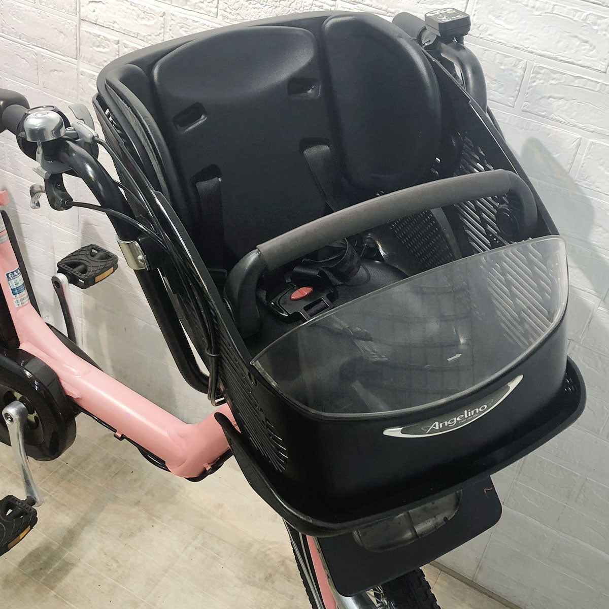 新品バッテリー ブリヂストン アンジェリーノ プティット e ピンク 20インチ YF068 【中古車】