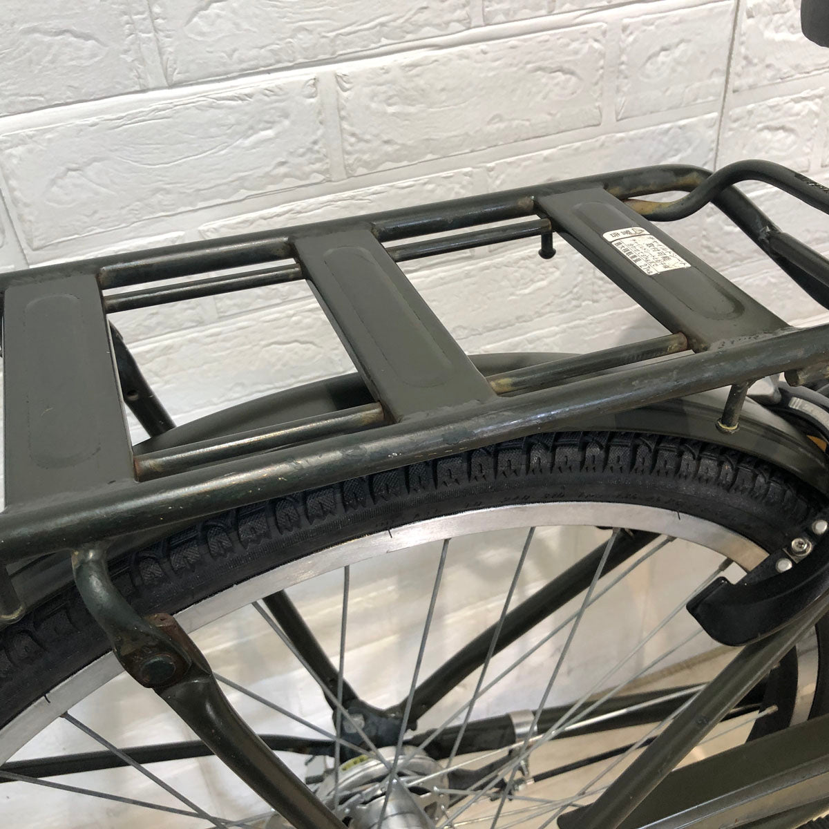 ブリヂストン ステップクルーズ e カーキ 26インチ YA012 【中古車】