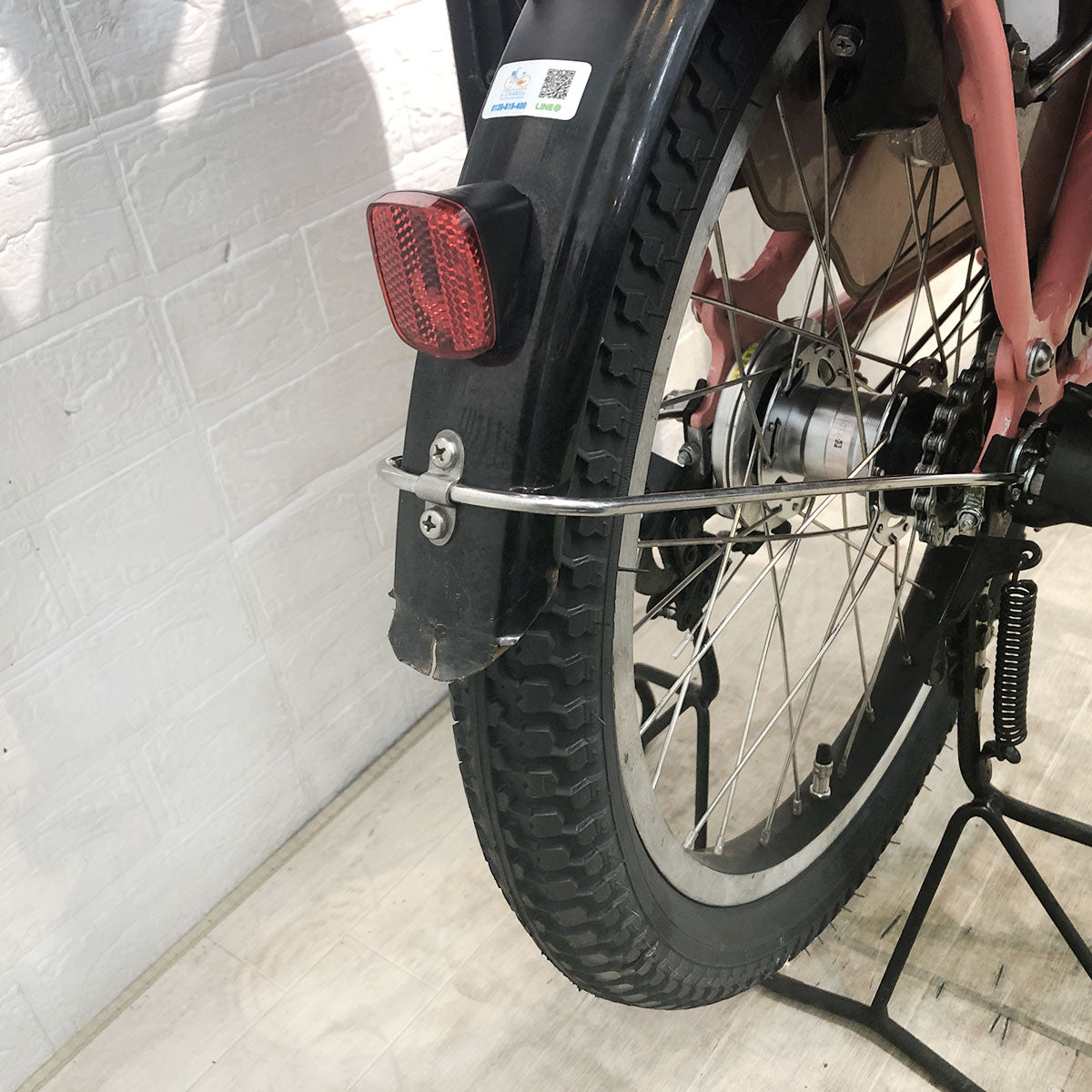中古電動自転車 新品バッテリー ブリヂストン アンジェリーノ プティット e ピンク 20インチ YF068