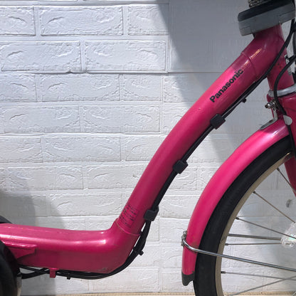 パナソニック ギュット ピンク 前22×後26インチ YT069【中古車】