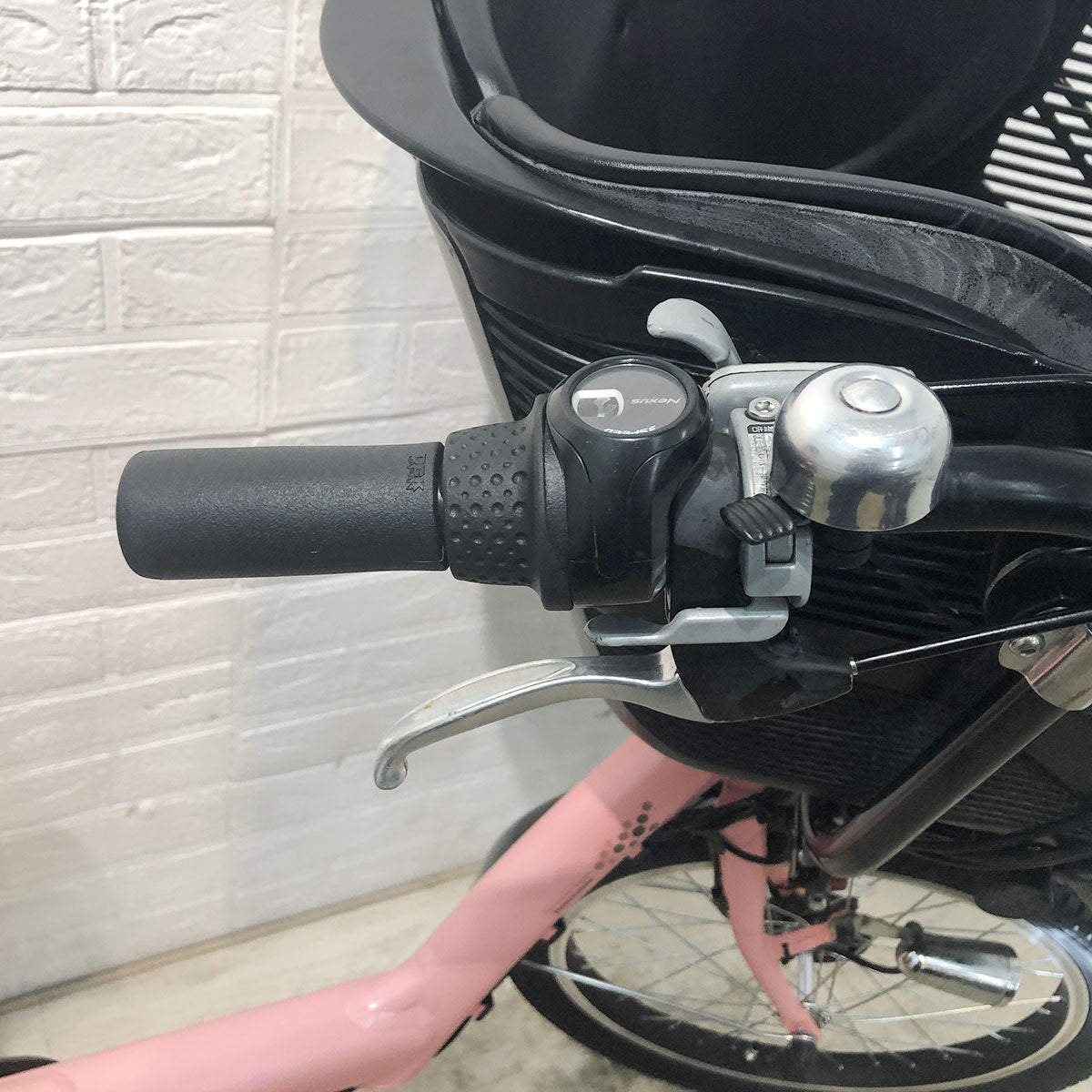 中古電動自転車 新品バッテリー ブリヂストン アンジェリーノ プティット e ピンク 20インチ YF068