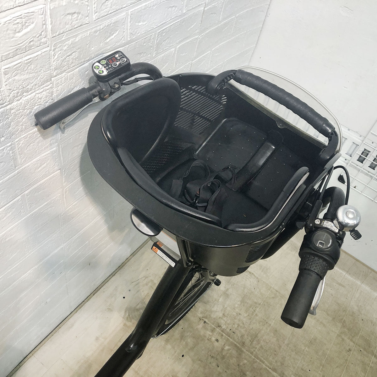 中古電動自転車 新品バッテリー ブリヂストン アンジェリーノ プティット e ブラウン 20インチ YF069
