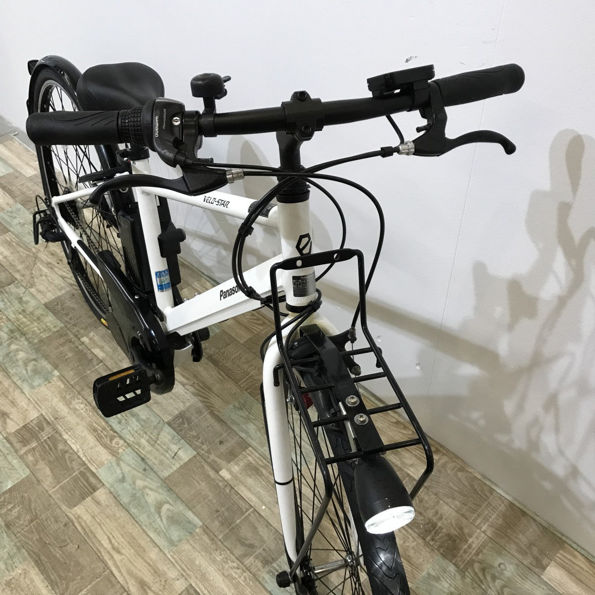 中古電動自転車 パナソニック ベロスター  ホワイト 700×38Cインチ KJ013