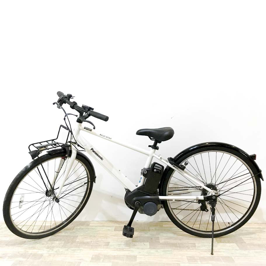 中古電動自転車 パナソニック ベロスター  ホワイト 700×38Cインチ KJ013