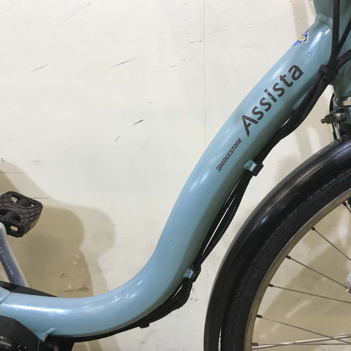 中古電動自転車 ブリヂストン アシスタ DX グリーン 26インチ KE079
