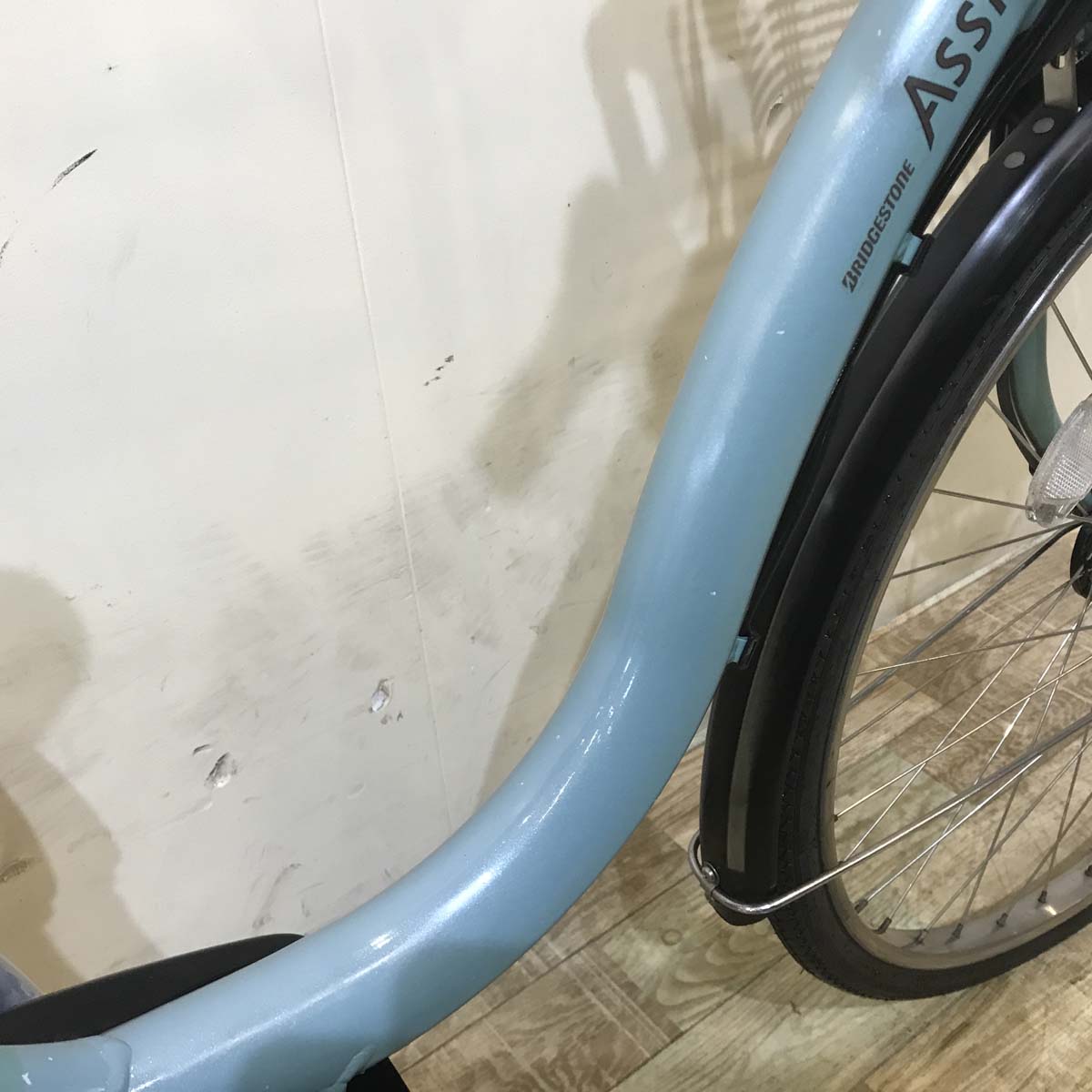 中古電動自転車 ブリヂストン アシスタ DX グリーン 26インチ KE079