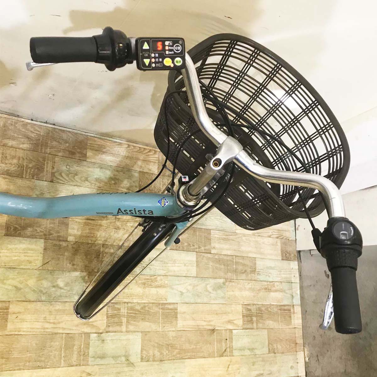 中古電動自転車 ブリヂストン アシスタ DX グリーン 26インチ KE079