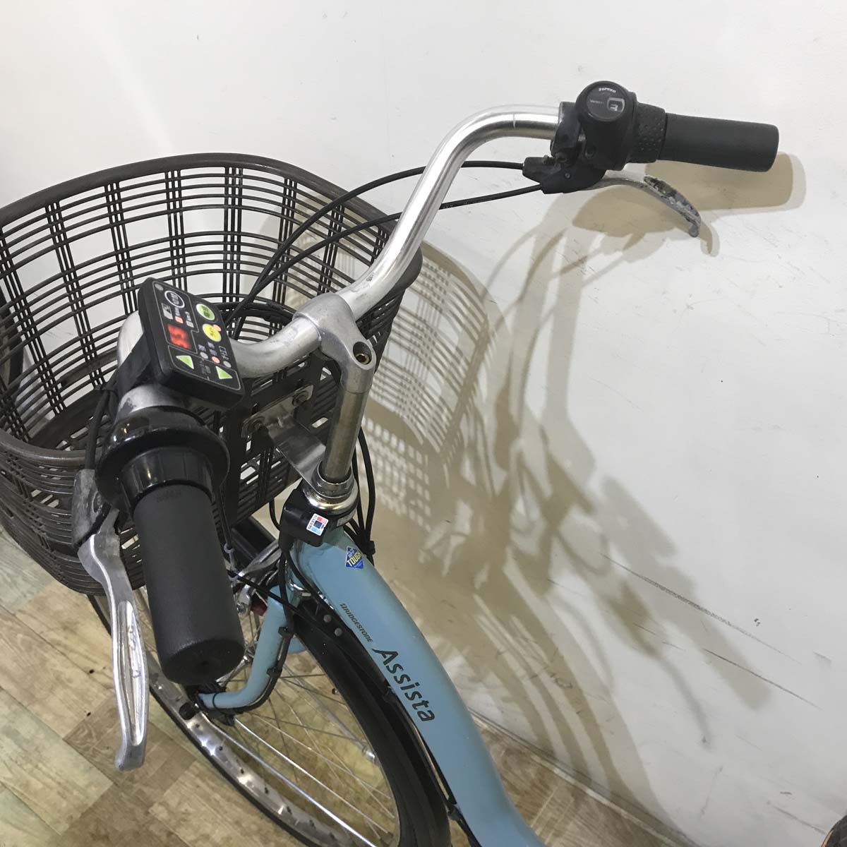 中古電動自転車 ブリヂストン アシスタ DX グリーン 26インチ KE079