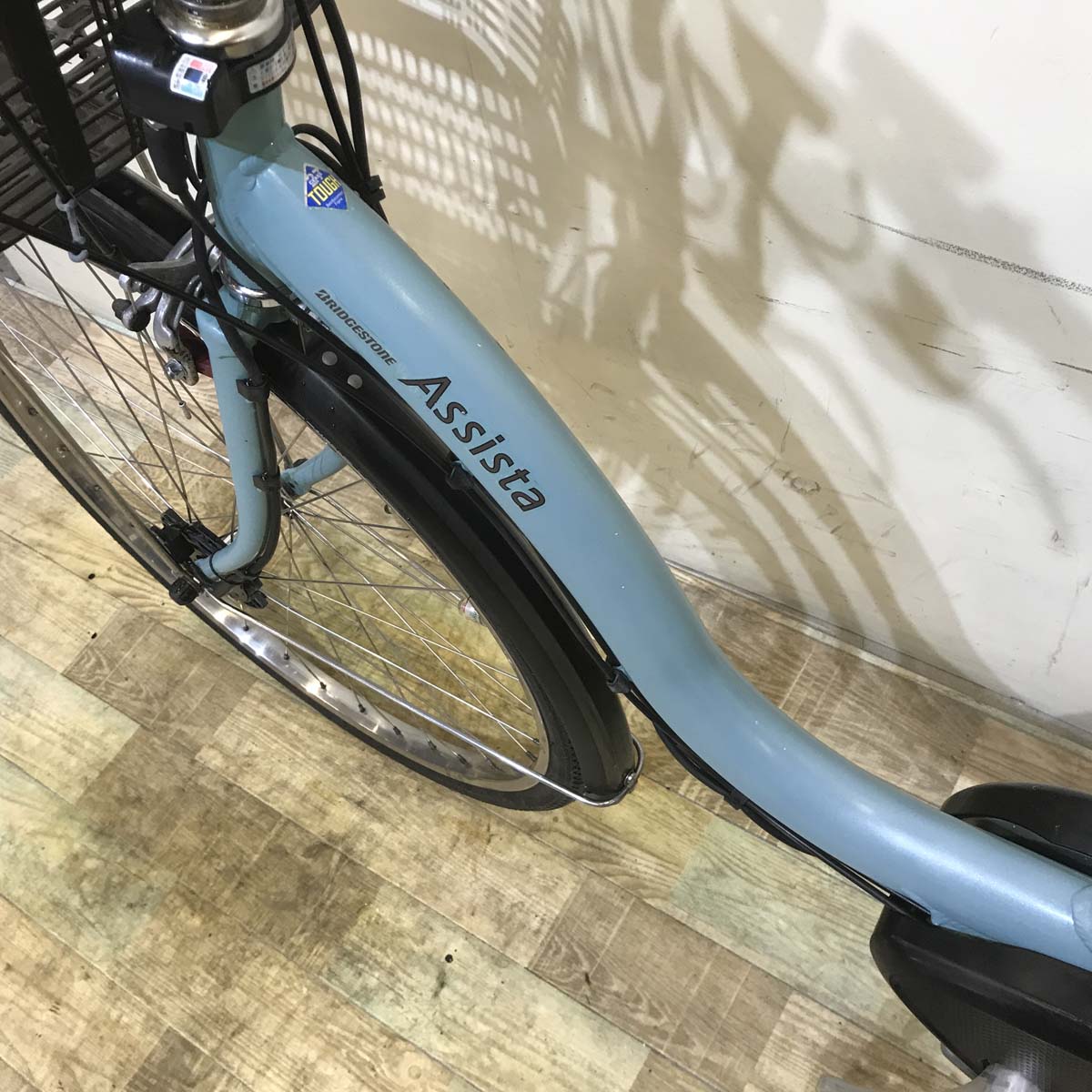 中古電動自転車 ブリヂストン アシスタ DX グリーン 26インチ KE079