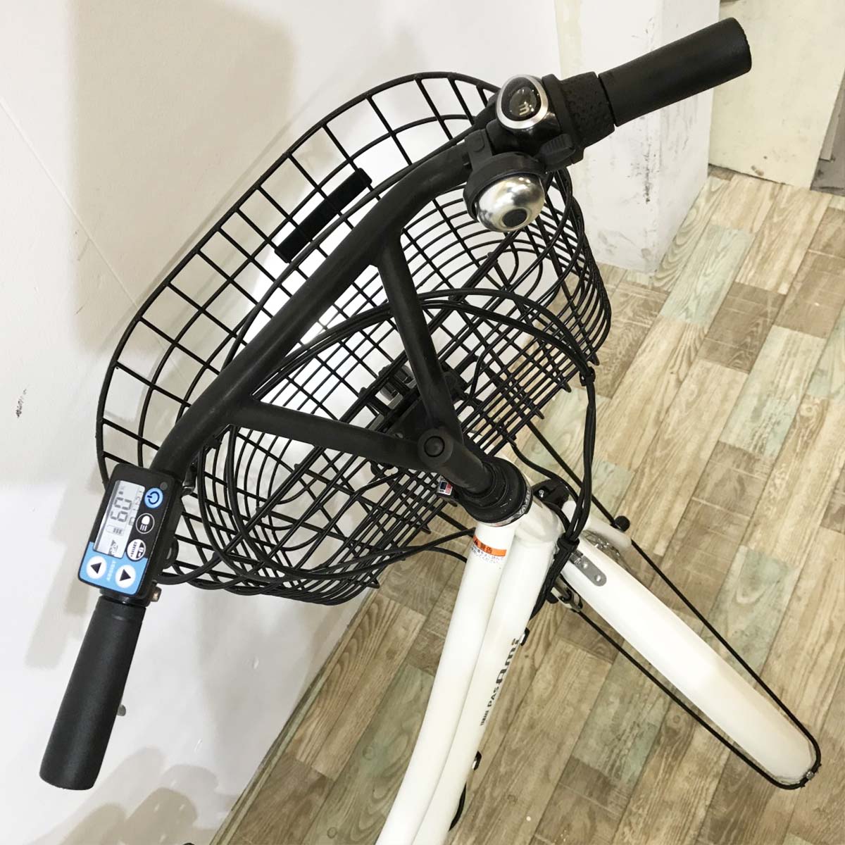 中古電動自転車 ヤマハ PAS アミ ホワイト 26インチ KJ015