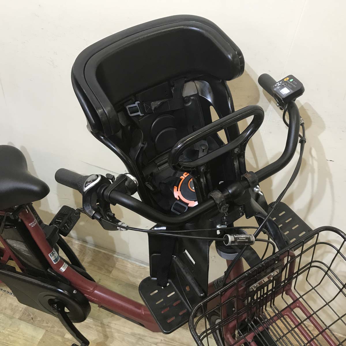 中古電動自転車 パナソニック ギュット アニーズ レッド 20インチ KE080