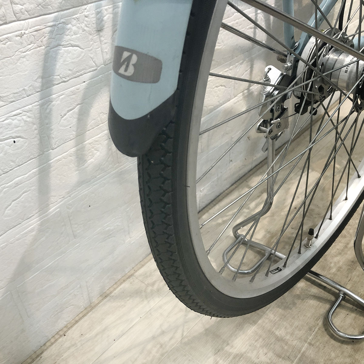 中古電動自転車 ブリヂストン アシスタ ファイン DX ブルー 26インチ YF072