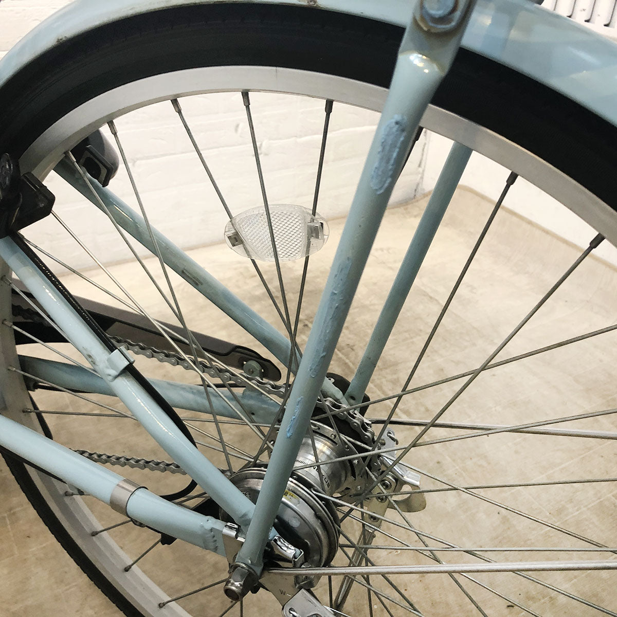 中古電動自転車 ブリヂストン アシスタ ファイン DX ブルー 26インチ YF072