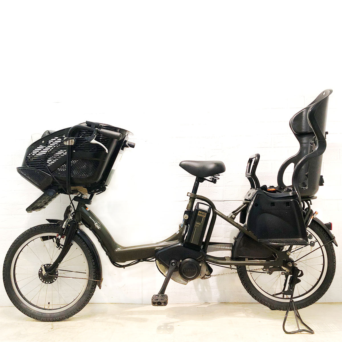 ヤマハ PAS Kiss mini パス キッス ミニ カーキ 20インチ YA018【中古車】