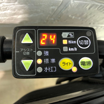 ヤマハ PAS Kiss mini パス キッス ミニ カーキ 20インチ YA018【中古車】