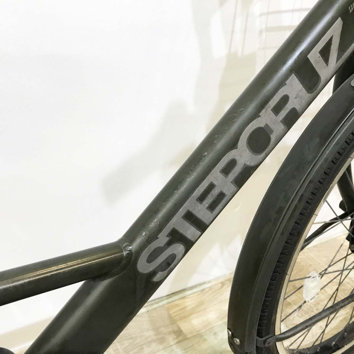 ブリヂストン ステップクルーズ（デュアルドライブ） カーキ 26インチ KJ018 【中古車】