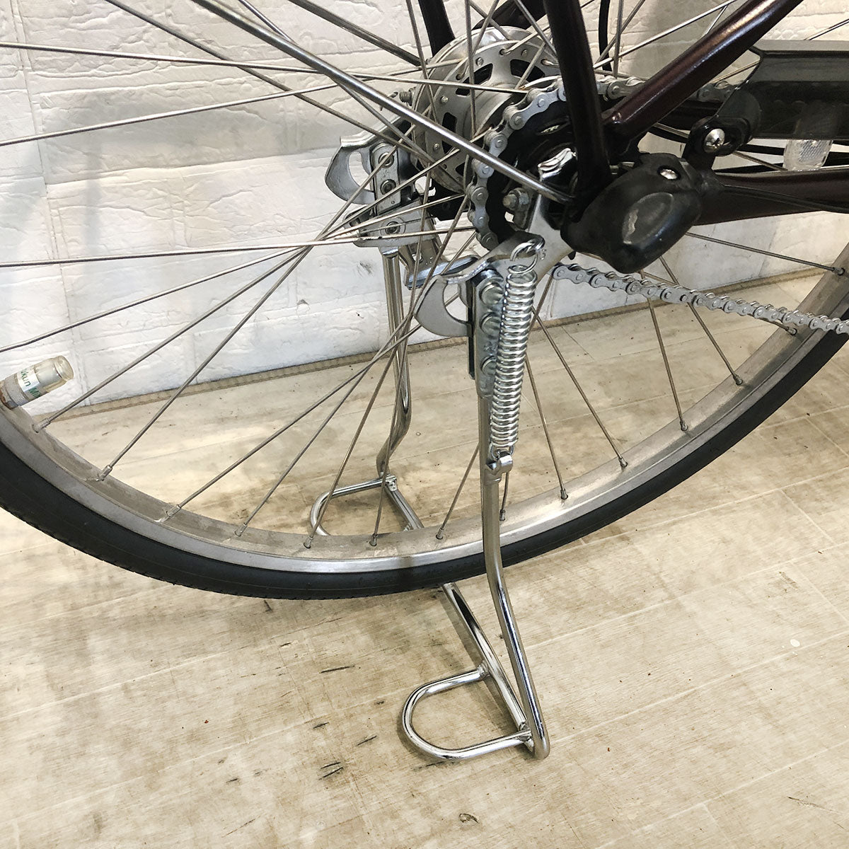 中古電動自転車 ブリヂストン アシスタ ベーシック ブラウン 26インチ YF075
