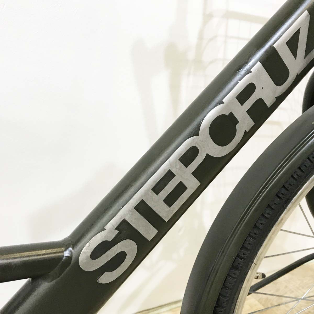 中古電動自転車 ブリヂストン ステップクルーズ カーキ 26インチ KJ019